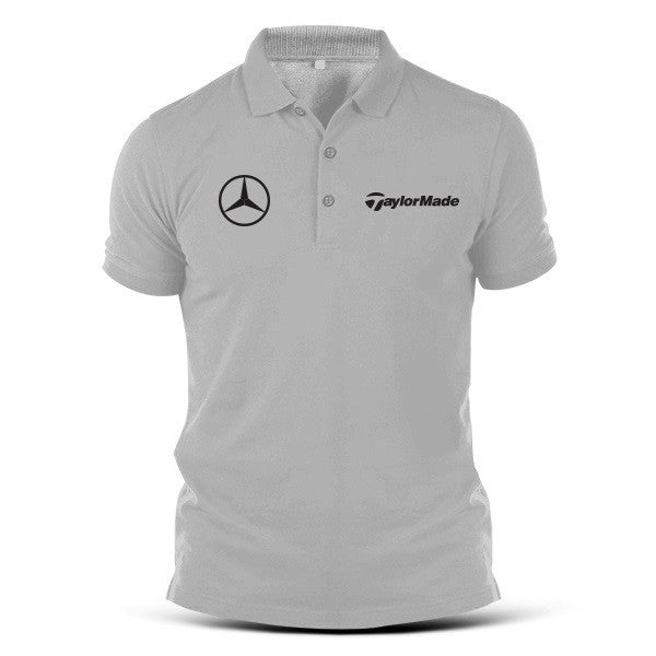 Taylormade Mercedes Golf Embroidery Polo T Shirt Wood Iron Driver Wedge Putter Swing Hybrid Ball Cap Tee Sand Masters